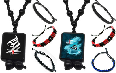 KINGSTYLEIMPEX Dori Black Jewellery Set(Pack of 2)