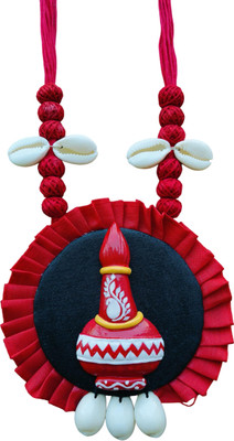DebapriyaPC Clay Red, Black Jewellery Set(Pack of 3)