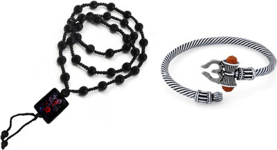 KINGSTYLEIMPEX Dori, Alloy Black, Silver Jewellery Set(Pack of 1)