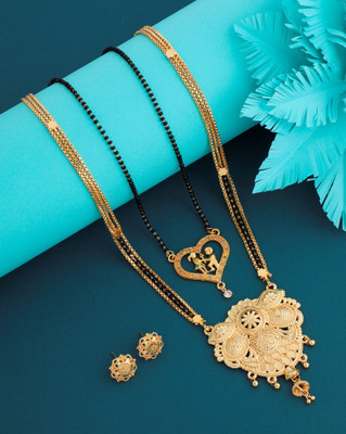 Vraj india Metal Gold-plated Gold Jewellery Set(Pack of 1)