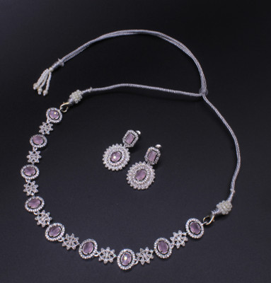 DazzleDream Copper Silver Pink Jewellery Set(Pack of 3)