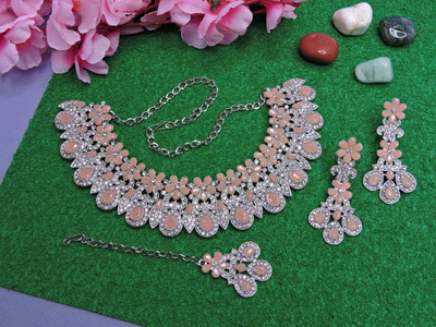 VATSALYA creation Alloy Beige Jewellery Set(Pack of 1)