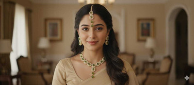 ICG Alloy Platinum Grey Jewellery Set(Pack of 1)