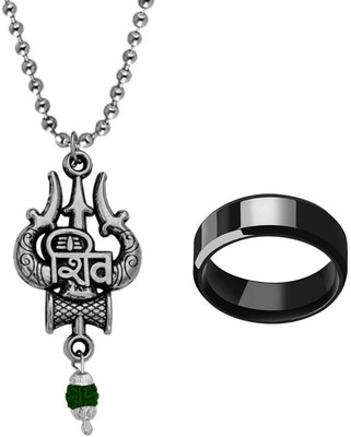 KINGSTYLEIMPEX Stainless Steel Sterling Silver Multicolor Jewellery Set(Pack of 3)