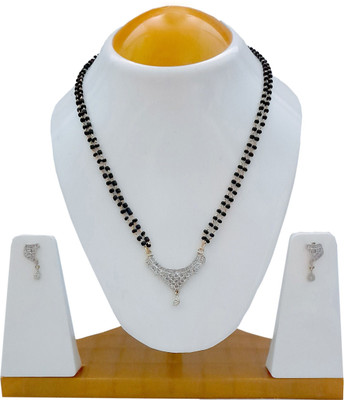 Lathar Alloy Black Jewellery Set(Pack of 1)