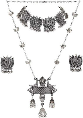 ZUKHRUF Alloy Sterling Silver Silver Jewellery Set(Pack of 1)