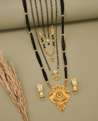 TheSanga Brass Gold-plated Gold Jewellery Set(Pack of 1)