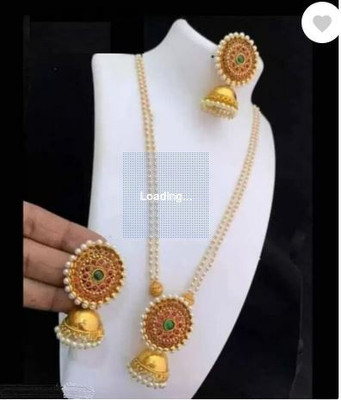MANMOHINIRAJ Alloy Multicolor Jewellery Set(Pack of 1)