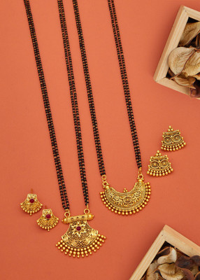 wuzong gold mangalsutra Alloy Mangalsutra