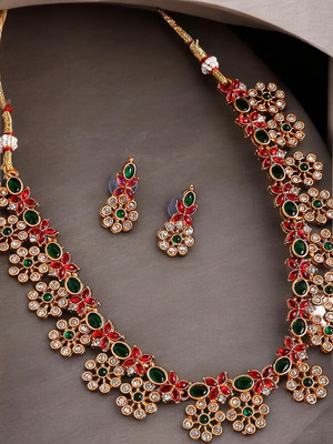 ANOUK Alloy Gold-plated Multicolor Jewellery Set(Pack of 2)