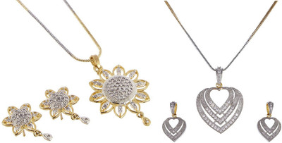 Velvet Jewelz Alloy Multicolor Jewellery Set(Pack of 2)