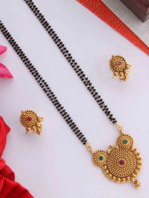 Bhumi Alloy Gold-plated Gold Jewellery Set(Pack of 1)