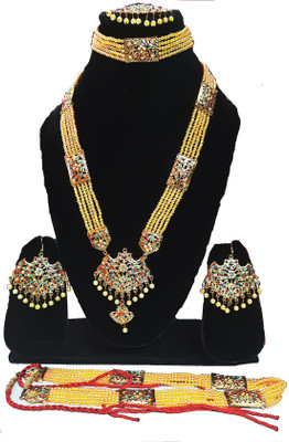 Elite trade Brass, Alloy Gold Jewellery Set(Pack of 1)