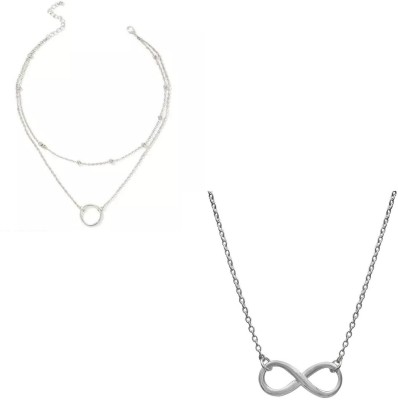 Oralia Alloy Silver Silver Jewellery Set(Pack of 2)