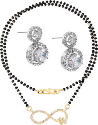 Charms Alloy Gold-plated White Jewellery Set(Pack of 1)