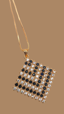 CREATIONADITI Brass Gold-plated Gold, Black Jewellery Set(Pack of 1)