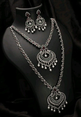 Radian Alloy Silver Silver Jewellery Set(Pack of 1)