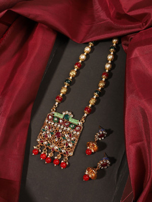 ANOUK Brass Gold-plated Multicolor Jewellery Set(Pack of 2)