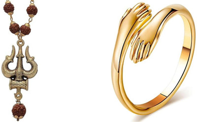 ruby collection Alloy Rose Gold, Gold Jewellery Set(Pack of 2)