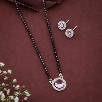 CLONEO Alloy Gold-plated Pink Jewellery Set(Pack of 1)