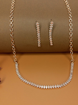 ANOUK Brass Gold-plated Rose Gold Jewellery Set(Pack of 3)