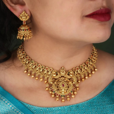 FALLALERY Alloy Gold-plated Gold Jewellery Set(Pack of 1)