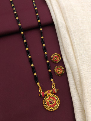 Springal Alloy Gold-plated Multicolor Jewellery Set(Pack of 2)