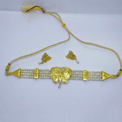 Sonali Imitation Store Alloy Gold-plated Gold Jewellery Set(Pack of 3)