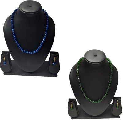 UTTARAI Alloy Blue, Green Jewellery Set(Pack of 1)