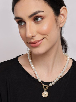 DAREBYGOLDENERA Glass Gold-plated Gold Jewellery Set(Pack of 1)