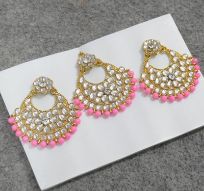 JEWERICHE IMITATION Alloy Multicolor, Pink Jewellery Set(Pack of 2)