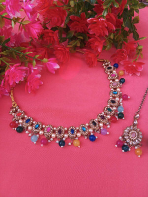 wingsbro Dori, Alloy Gold-plated Multicolor Jewellery Set(Pack of 1)