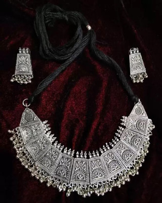 Samridhi DC Oxidised Silver Silver Jewellery Set(Pack of 1)