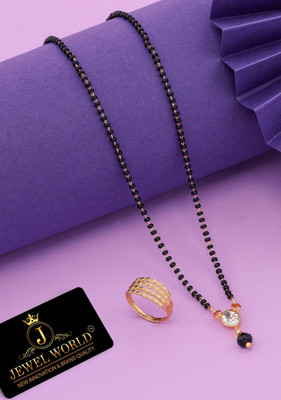 Jewel WORLD Brass, Alloy Gold-plated Gold, Multicolor Jewellery Set(Pack of 1)