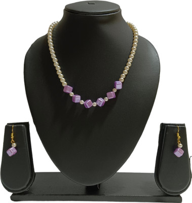 UTTARAI Alloy Purple Jewellery Set(Pack of 1)