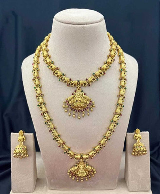 Shilpa Creation Alloy Gold-plated Multicolor Jewellery Set(Pack of 1)