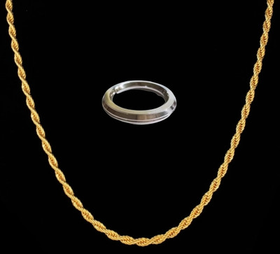 Vedish Alloy Sterling Silver, Gold-plated Silver, Gold Jewellery Set(Pack of 2)