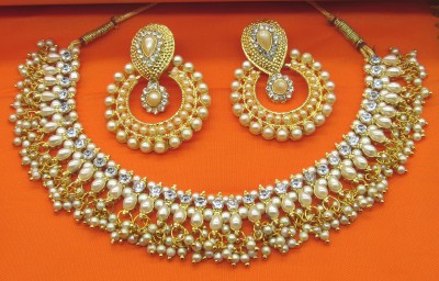 SHREE MAULI CREATION Alloy Gold-plated Gold Jewellery Set(Pack of 2)