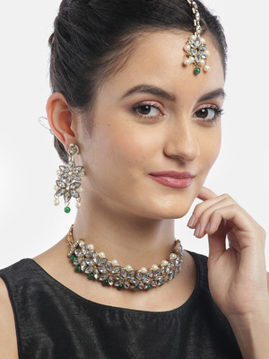 ANOUK Alloy Gold-plated Gold Jewellery Set(Pack of 4)