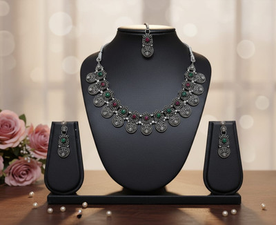 Premium Jewels Metal Multicolor Jewellery Set(Pack of 1)