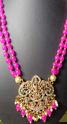 D&C Enterprise Plastic Pink Jewellery Set(Pack of 1)