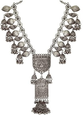 Jewel Adda Alloy Silver Silver Jewellery Set(Pack of 1)