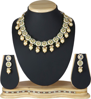 joy of jewels Alloy Green Jewellery Set(Pack of 1)