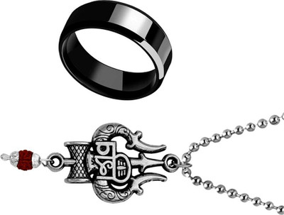 KINGSTYLEIMPEX Stainless Steel Sterling Silver Multicolor Jewellery Set(Pack of 3)
