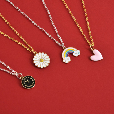 enten Metal Gold-plated Multicolor Jewellery Set(Pack of 3)