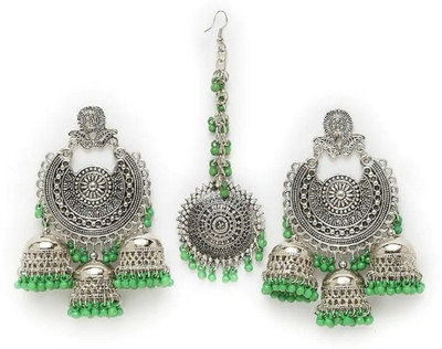 house of common Brass Black Jewellery Set(Pack of 1)