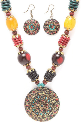 SRK Fashions Alloy Multicolor Jewellery Set(Pack of 1)