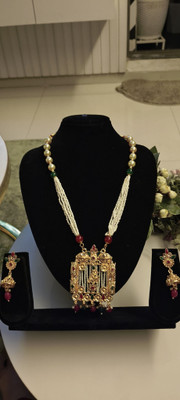 mumsun Alloy White Jewellery Set(Pack of 1)