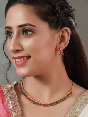 SRK Fashions Alloy Multicolor Jewellery Set(Pack of 1)