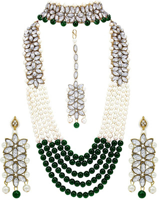 BJ JEWEL Alloy Silver Jewellery Set(Pack of 1)